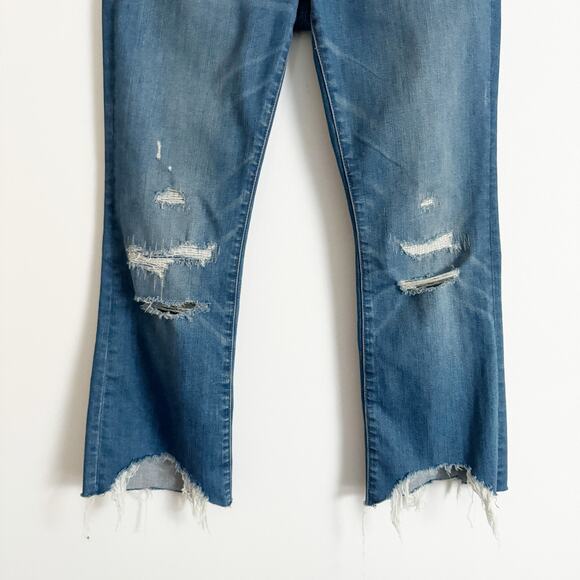 MADEWELL High Rise Cali Demi Boot Jeans Distressed 26 - Picture 6 of 13